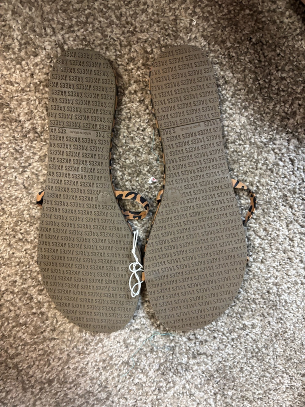 Tkees Gemma Exotic Cheetah Slide Sandals 10 11 NWOT - Picture 5 of 5